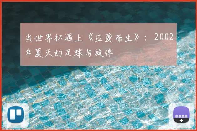 当世界杯遇上《应爱而生》：2002年夏天的足球与旋律
